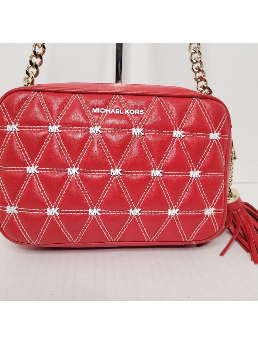 Michael Kors Ginny Quilted Leather Crossbody 32S9LF5M24 - Picture 3 of 16